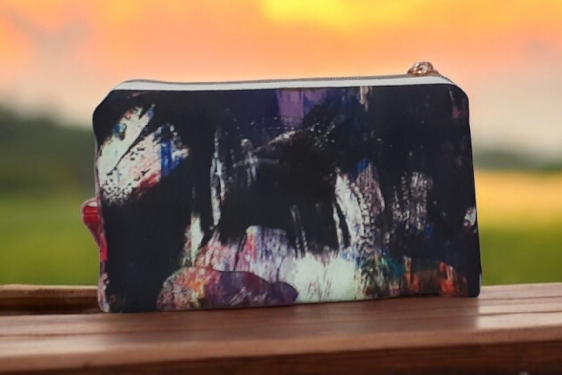 Triple Zipper Pouch