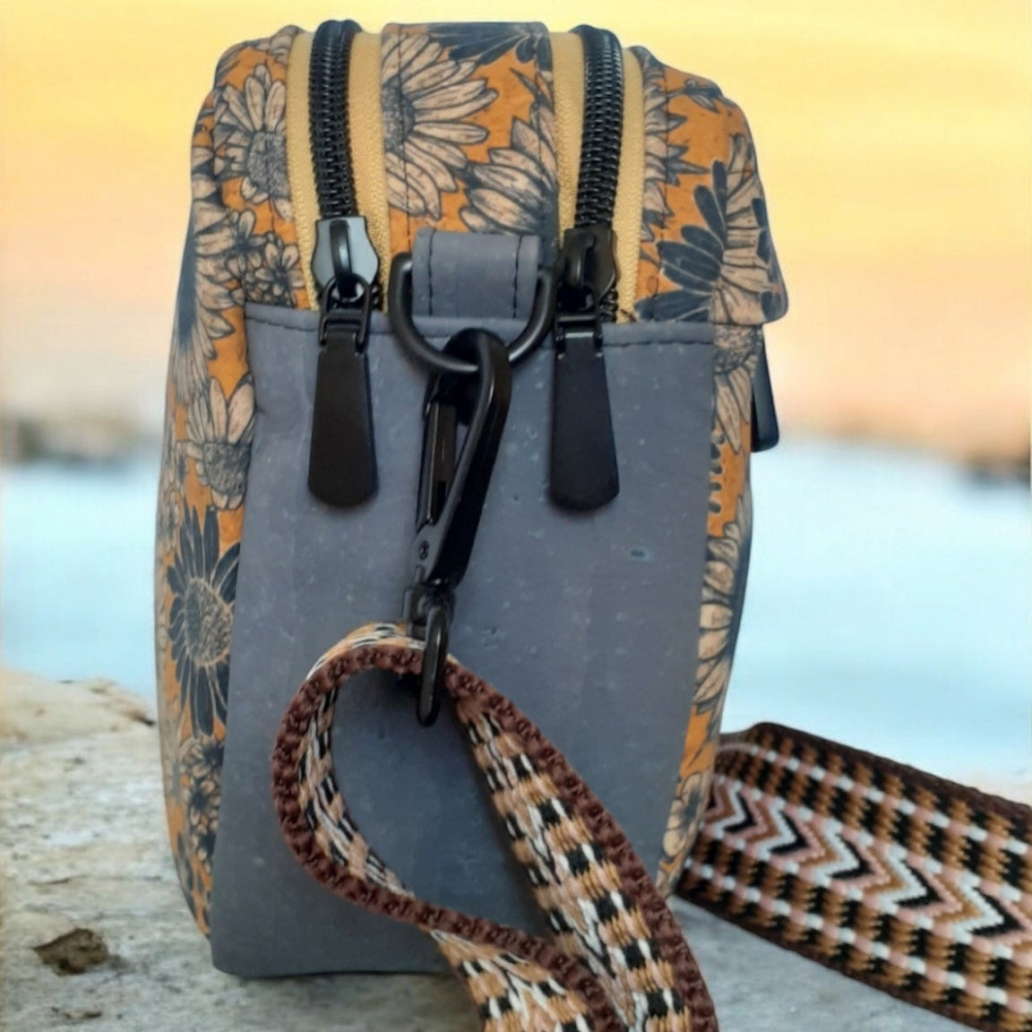 The Rae Dual Zipper Crossbody