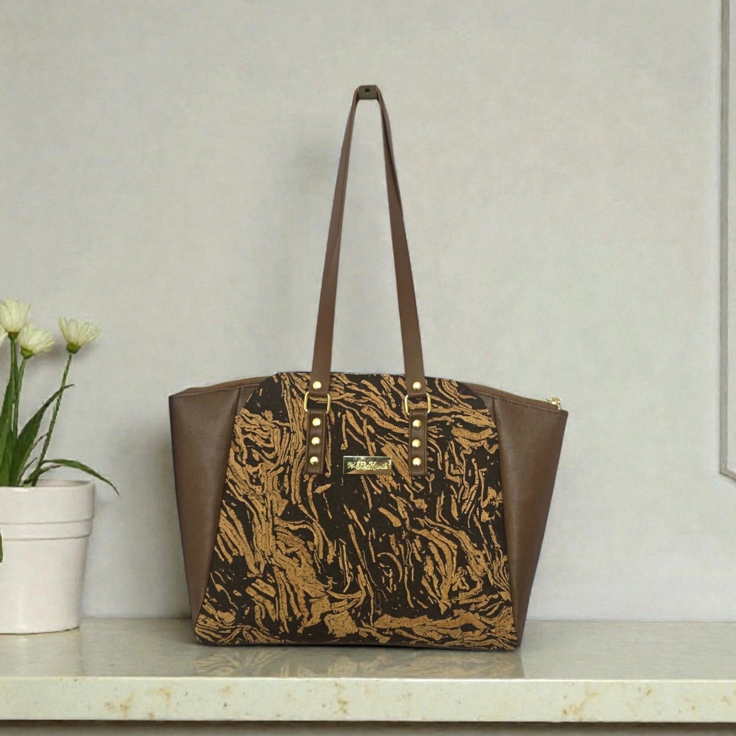 Brown Tote Bag