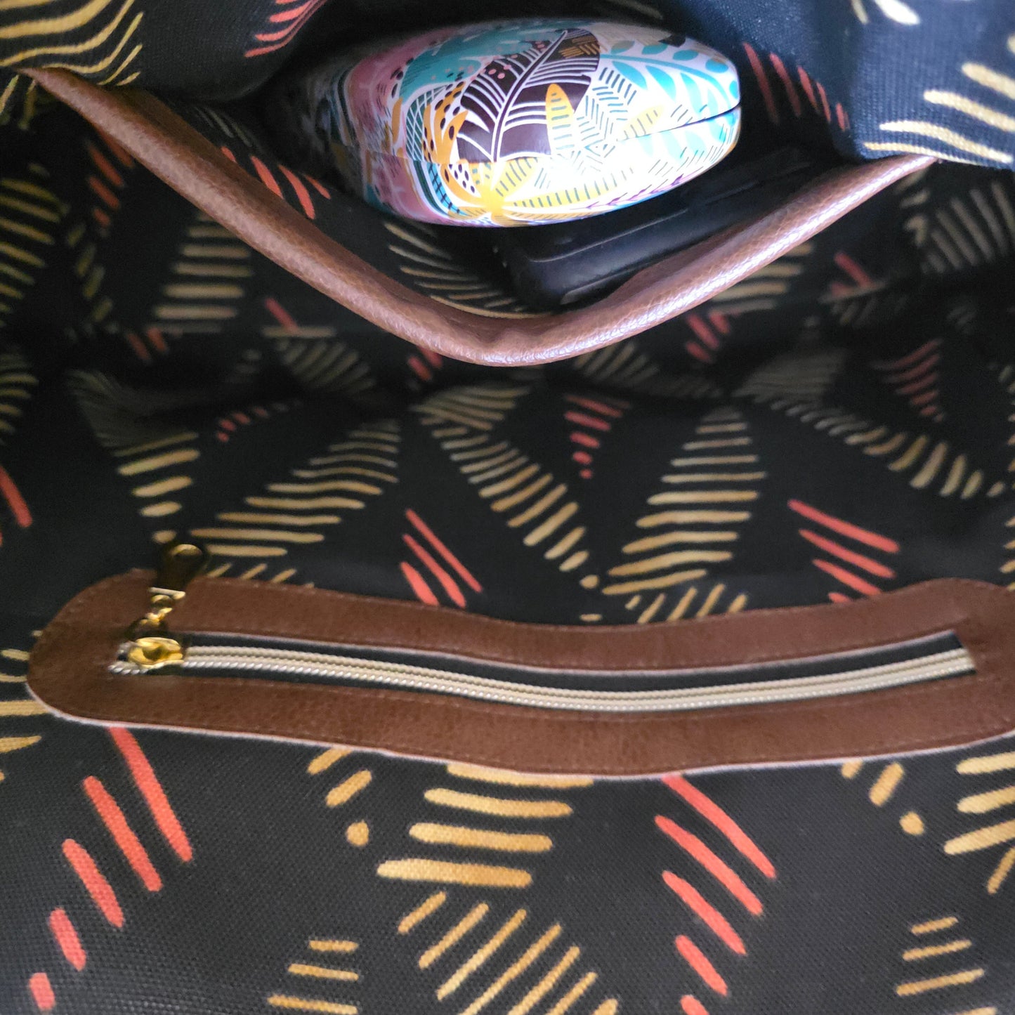 Brown Tote Bag